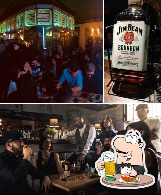 Puoi goderti un rinfrescante bicchiere di birra chiara o scura