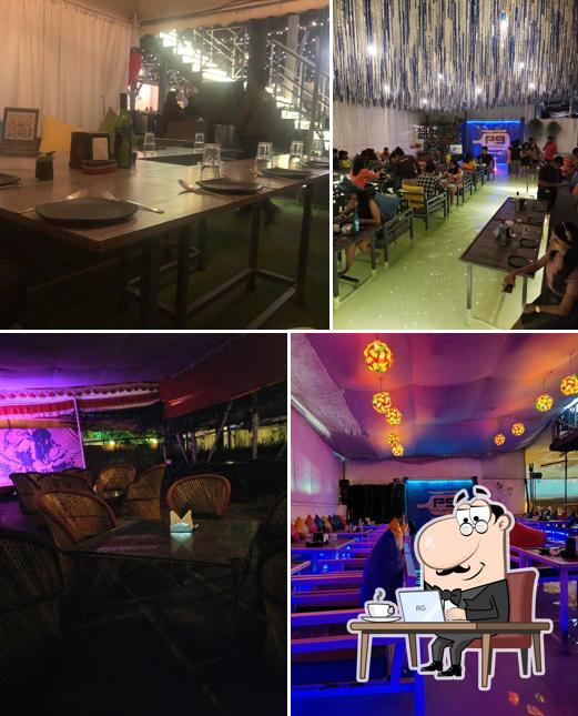 The interior of Planet Nine Elemental Kitchen & Bar
