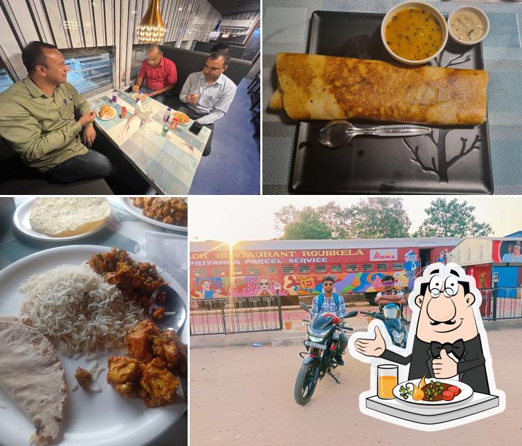 Food at Rail Coach Restaurant