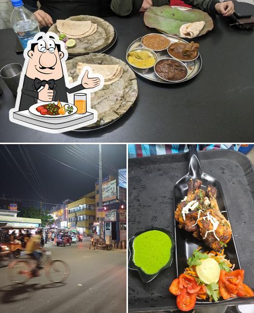 Food at Raj Hotel