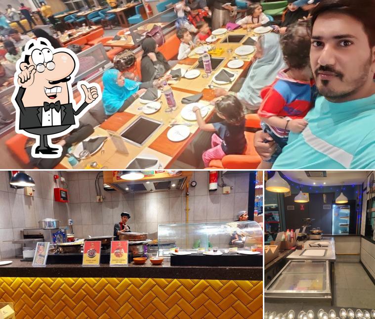 The interior of AB's - Absolute Barbecues Moosarambagh, Hyderabad