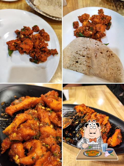 Chicken wings at BASE 11 Military hotel