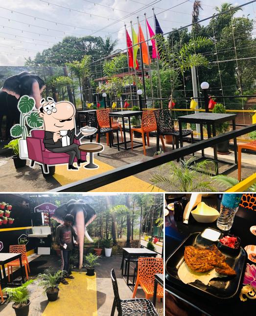 Among different things one can find interior and food at Berry’s Arabia