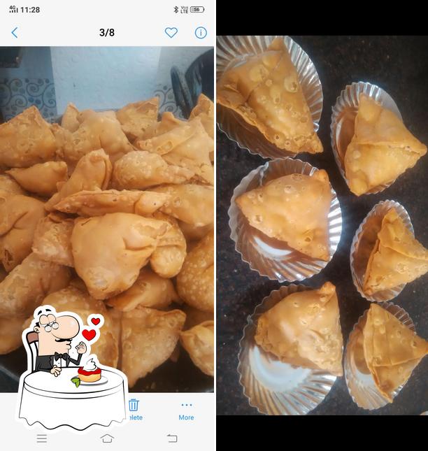 Balaji Samosa shop provides a selection of desserts
