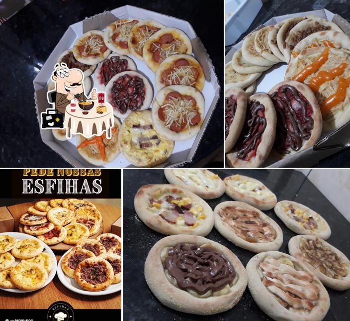 Platos en Esfihas do Cheff