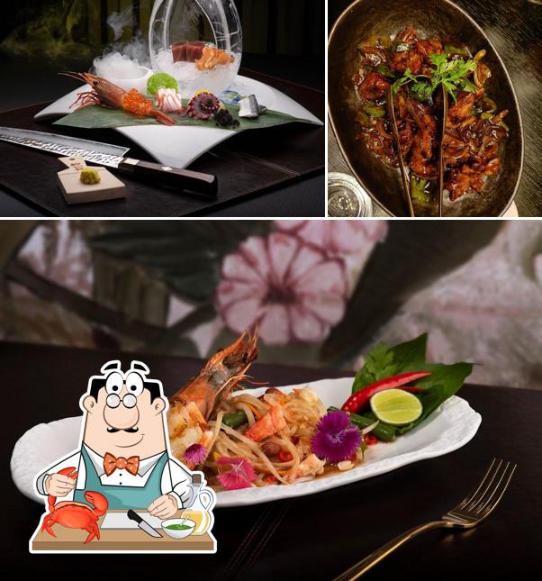 Try out seafood at FAR & EAST Asian Brasserie