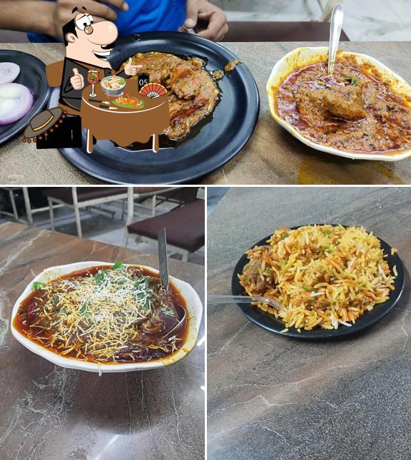 Food at Fiza restaurant