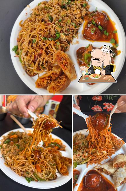 Chow mein at Houz of Curryz