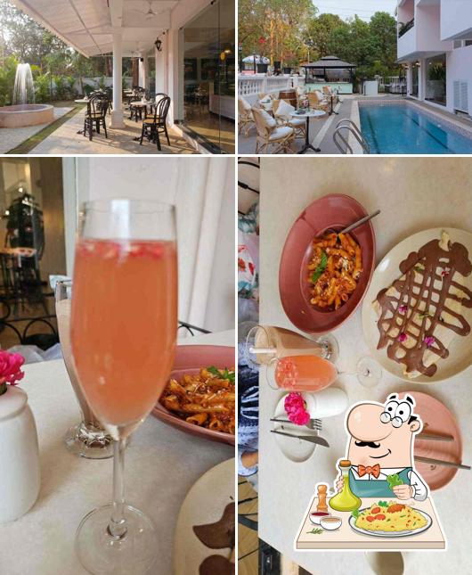 The image of food and interior at Mademoiselle Boutique Hotel & Cafe