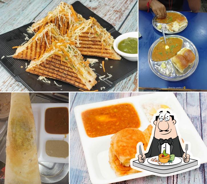 Food at Pandit Pav Bhaji