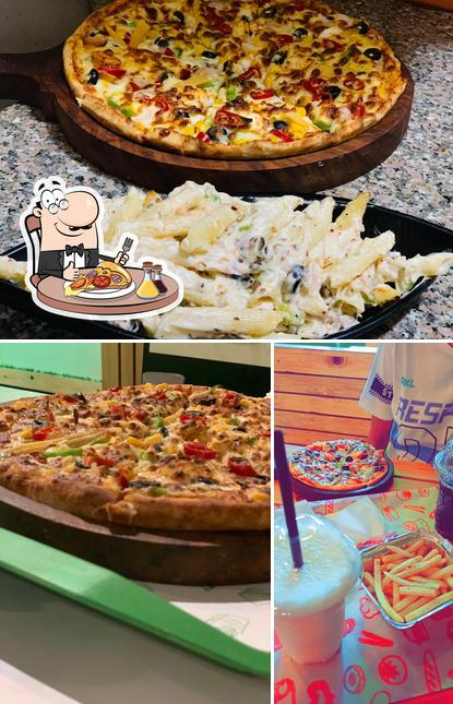 Pick pizza at Royal Meals