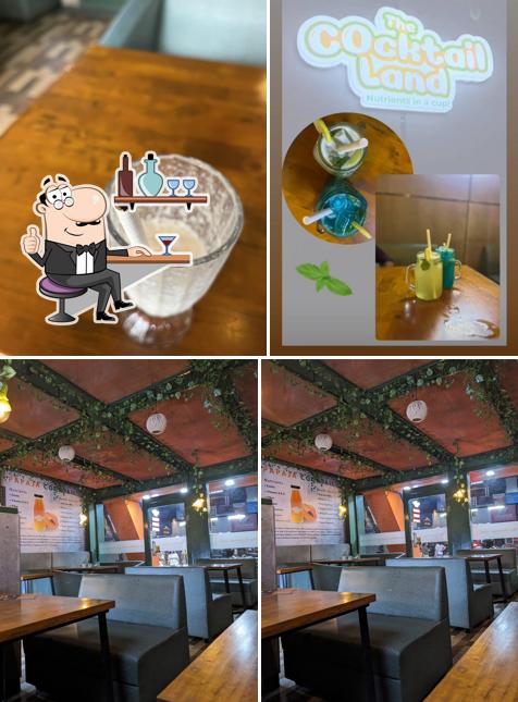 The interior of The Cocktail Land