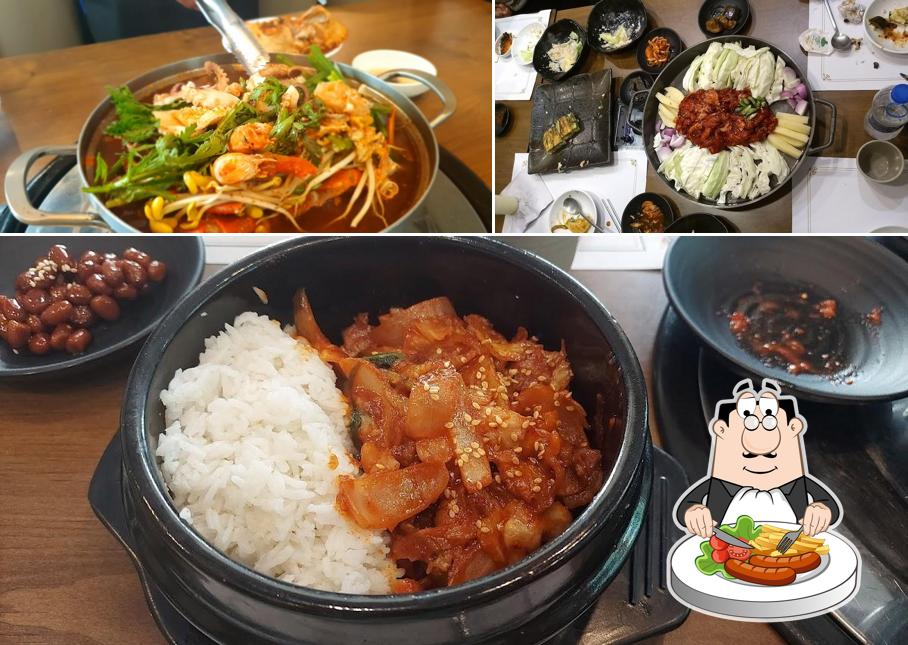 Food at Aeseo Korean Restaurant