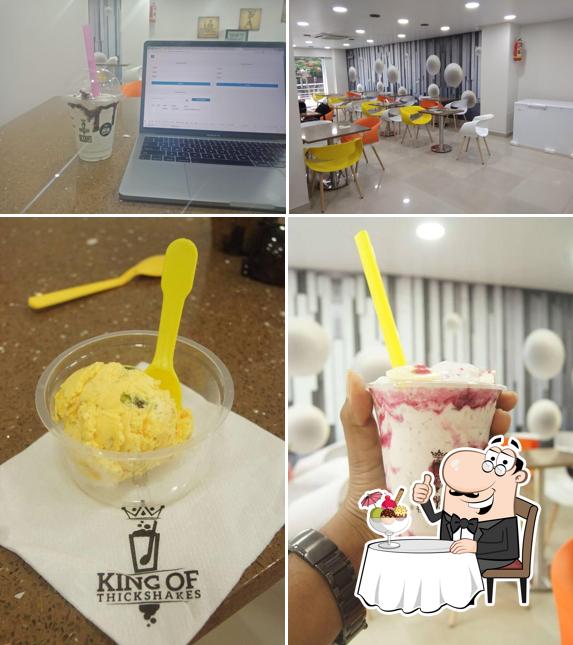 King of thick shakes provides a number of sweet dishes