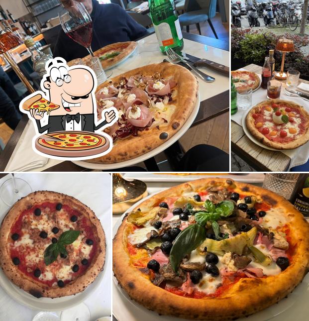 A Méditerranée Bistrot, puoi ordinare una bella pizza