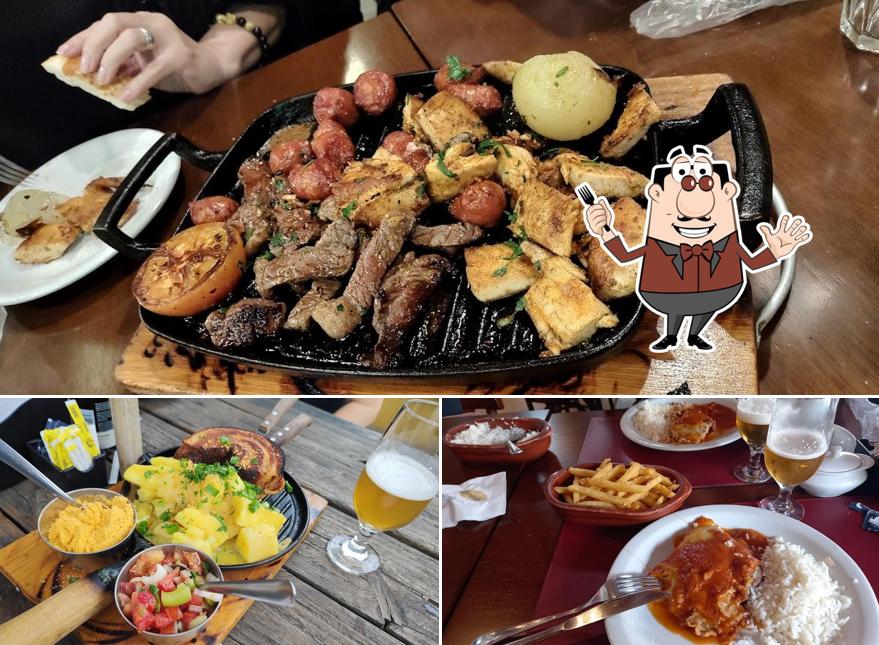 Platos en Bar Geribá