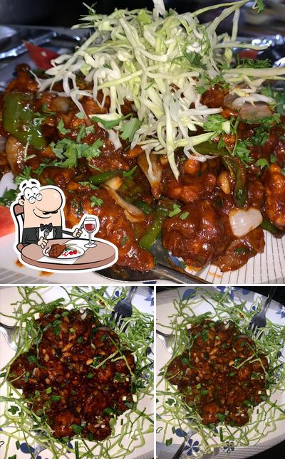 Get meat dishes at vanashree family restaurant
