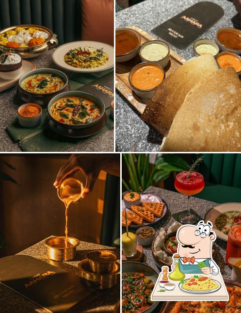Masala dosa at Aahara