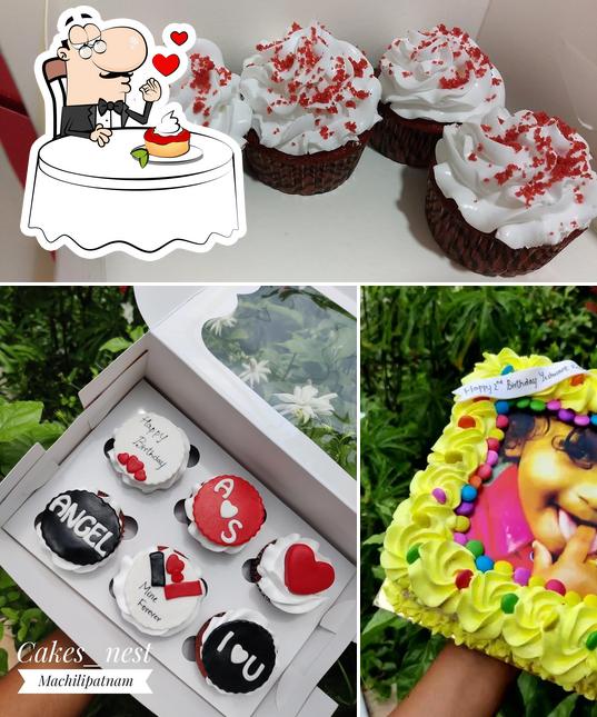Cakes_nest_machilipatnam provides a range of sweet dishes