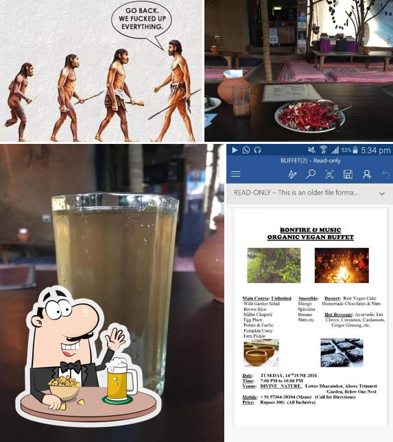 Order a pint of light or dark beer