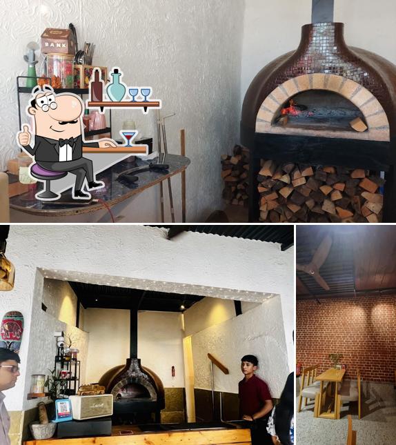 The interior of Dochi - Village Pizzeria & Coffee House - Kasauli