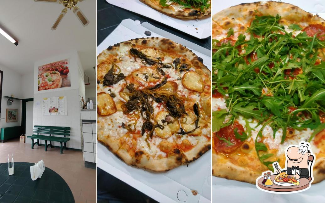 A Pizzeria Hollywood di Carboni Gian Marco snc, puoi ordinare una bella pizza