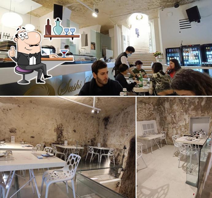 Gli interni di Sushi Stone