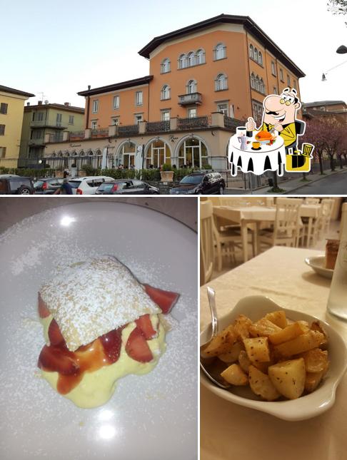 Questa è la foto che mostra la cibo e esterno di Ristorante Roma