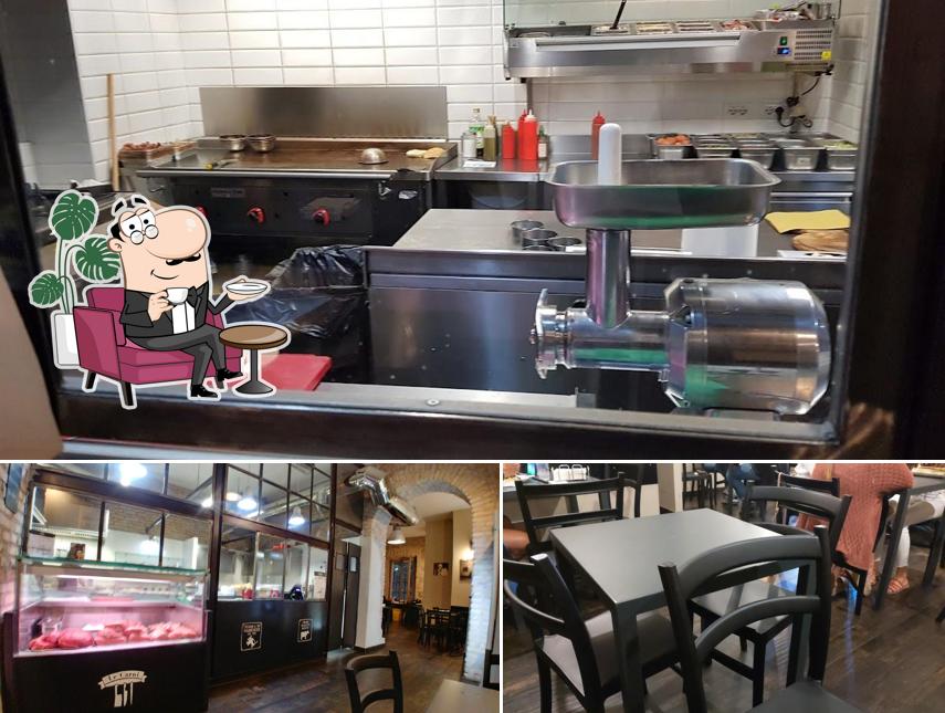 Gli interni di The Butcher Shop