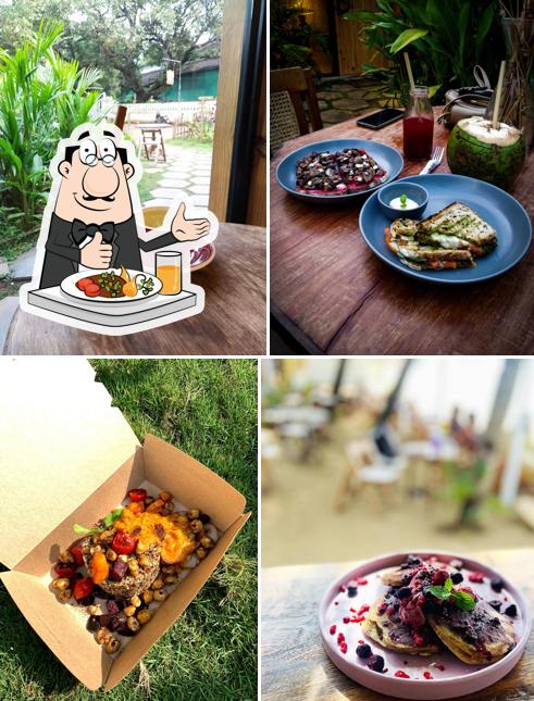 Food at wild shack goa