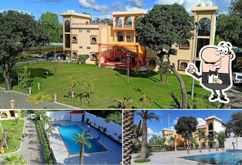 You can get some fresh air outside Atulyam Palace And Resorts Bijuri