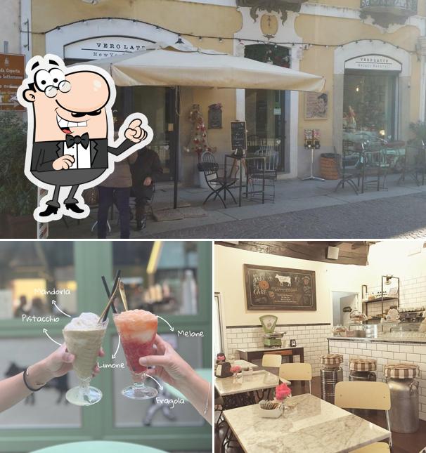 Questa è la foto che raffigura la interni e cibo di Vero Latte