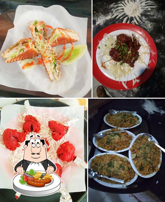 Food at Caffe Desi Aroma and Restaurant