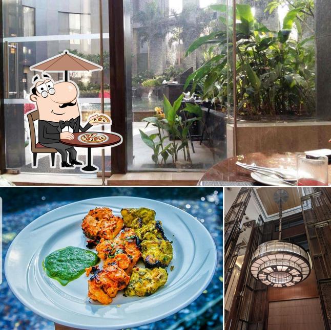 You can get some fresh air at the outside area of Coriander Kitchen