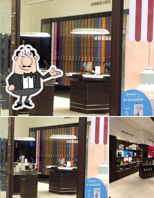 Gli interni di Boutique Nespresso Orio