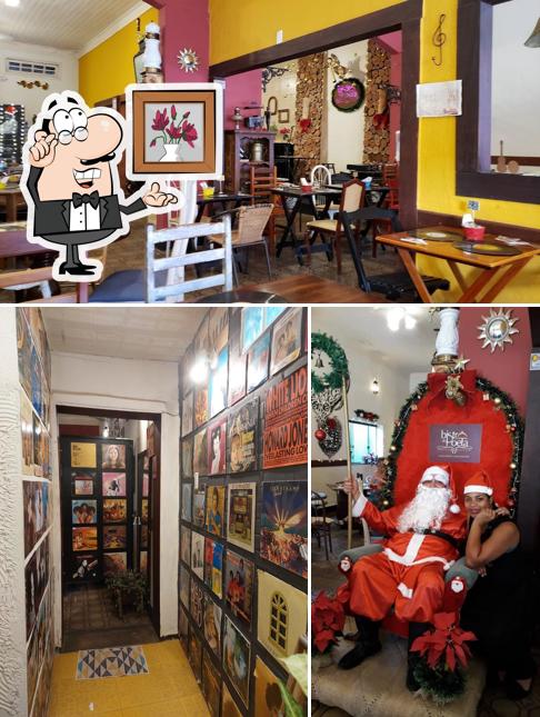 Veja imagens do interior do Bistrô do Poeta