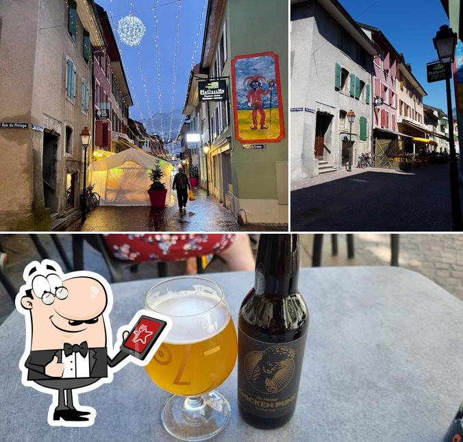 La foto della esterno e cibo di Calembour