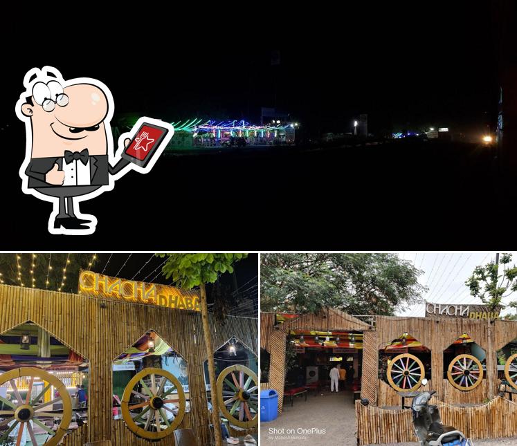 You can get some fresh air outside Chacha Family Dhaba