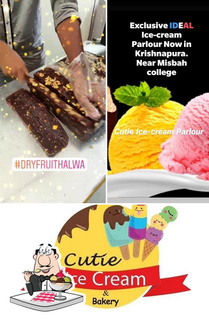 Cutie Ice-cream Parlour & Bakery offers a variety of desserts
