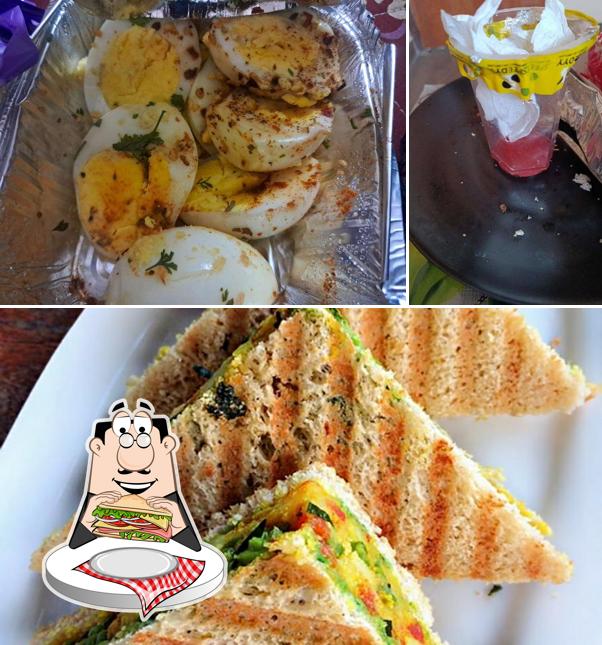 Club sandwich at Food is Good