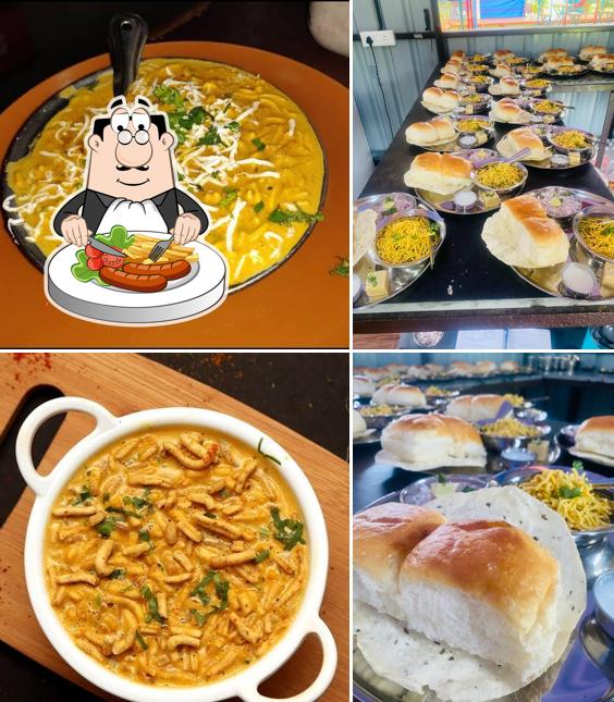 Meals at Hotel Maher Misal And pure veg family garden restaurant