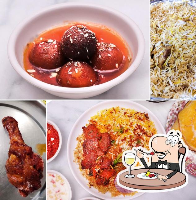 Food at National Hyderabadi Dum Biryani
