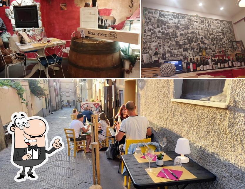 Gli interni di L'OSTEria