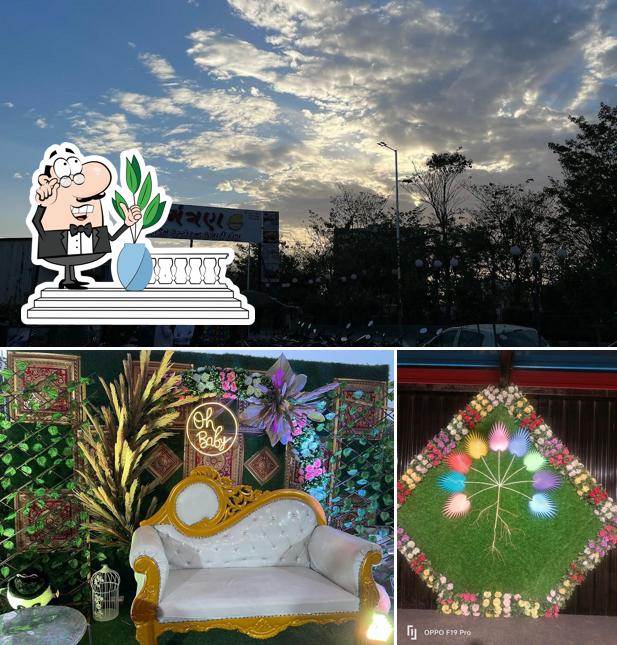 Amantran Garden Restaurant & Party Hall is distinguished by exterior and food