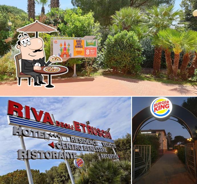 Gli esterni di Burger King San Vincenzo