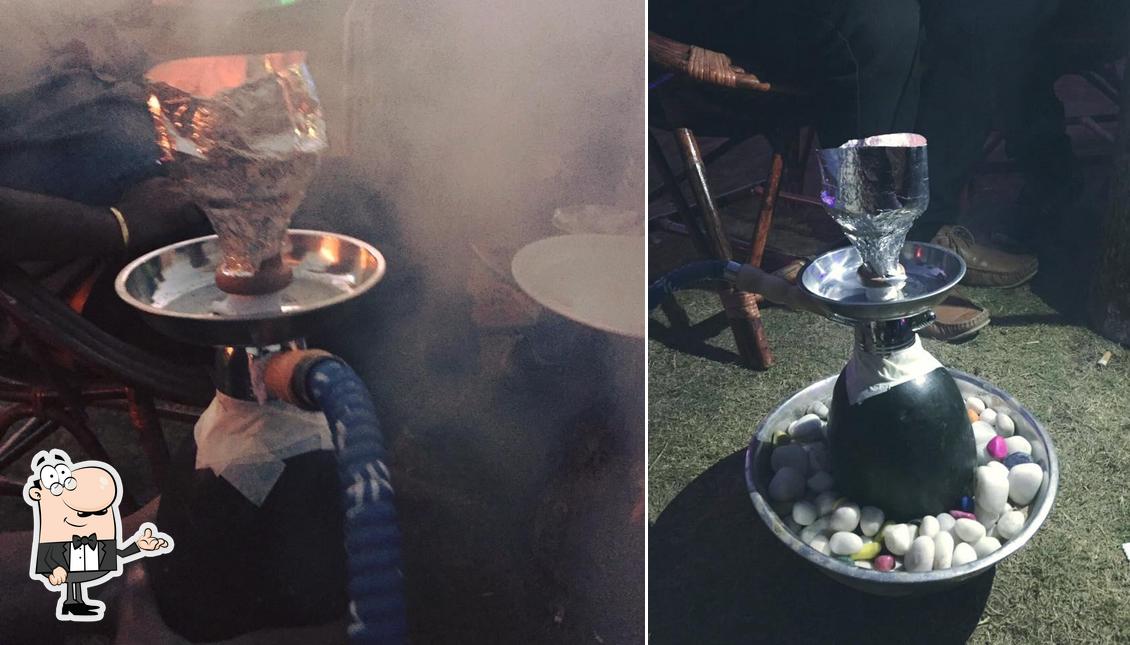 The interior of Kaka's The Sheesha Lounge