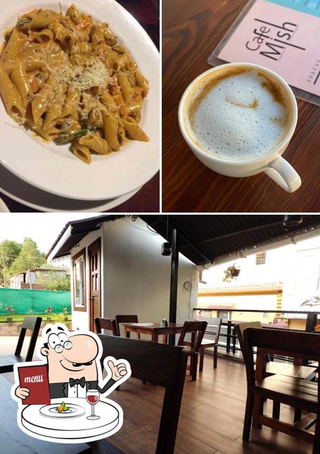 The photo of food and interior at Cafe Mish