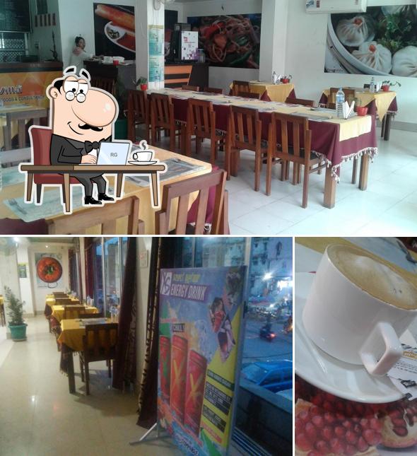 The image of Foodvilla Restaurant’s interior and beverage