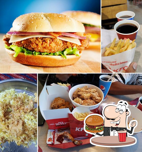Hamburger at KFC