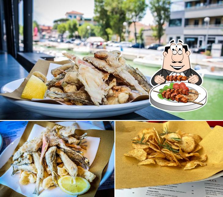 Cibo al Kalamaro Fritto Osteria